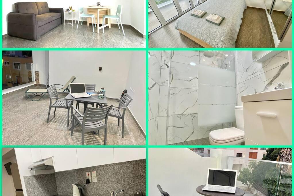 شقة Ev Zin - Modern, Cozy, 1 Bed, Pool, 2 Balconies, A105 بافوس المظهر الخارجي الصورة